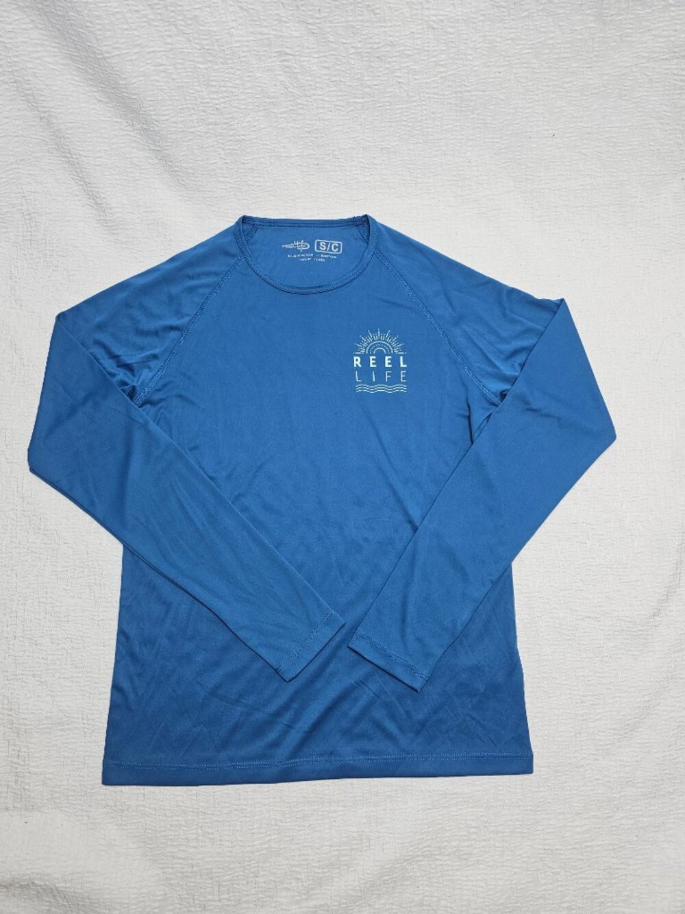 Reel Life Women's Long Sleeve UPF 50 Sun Protection Moisture Wicking T-Shirt, S - Picture 3 of 4
